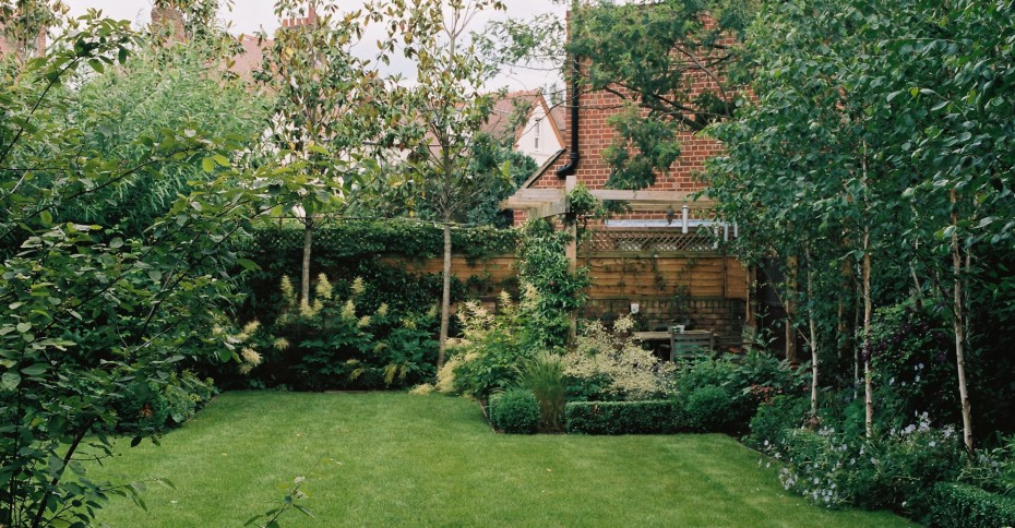 Family garden in West London